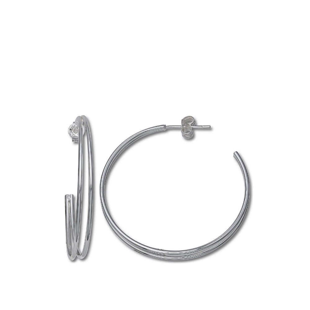 Silverworks C-Hoop Earrings